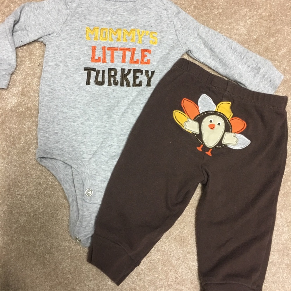 Baby 6 month Thanksgiving set